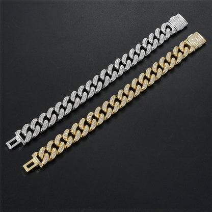 Pulseira Cuban 15mm - Peça Premium (resistente à água) - ICE BRO JOIAS