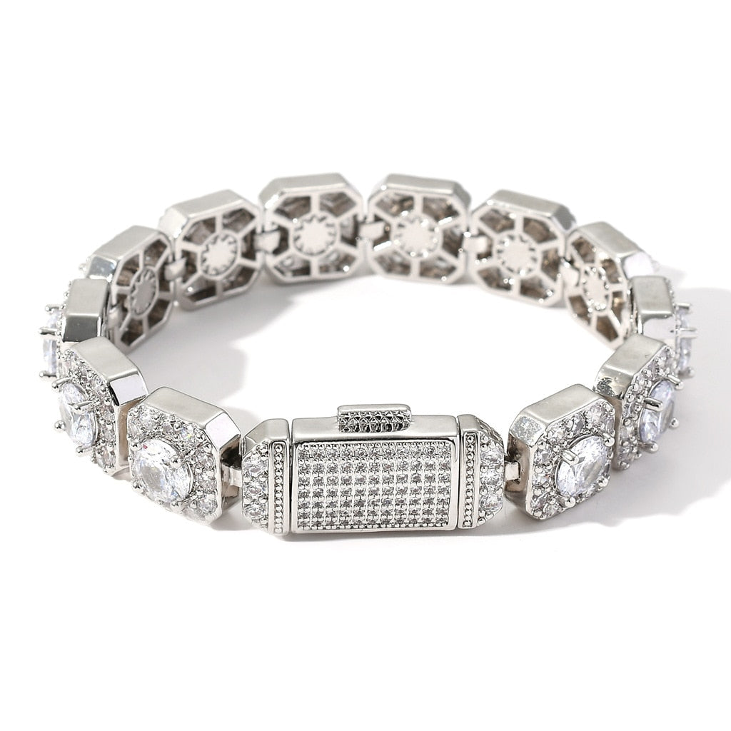 Pulseira Riviera 13mm - Peça Premium (resistente à água) - ICE BRO JOIAS