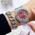 Compre o Relógio Holly Cravejado ICE e Ganhe a Pulseira Cuban Grátis - ICE BRO JOIAS