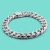 Pulseira Prata S925 legitima. 10mm - ICE BRO JOIAS