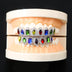 Grillz Luxo Cravejado ICE - com Molde de Silicone para ajustar aos dentes - ICE BRO JOIAS