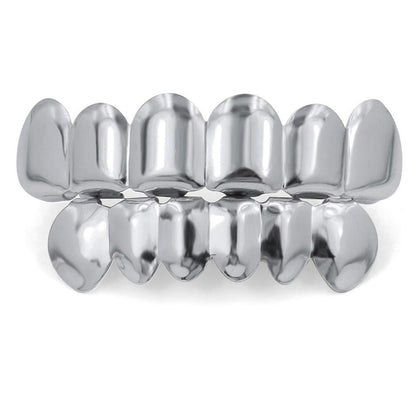 Grillz Luxo Cravejado ICE - com Molde de Silicone para ajustar - ICE BRO JOIAS