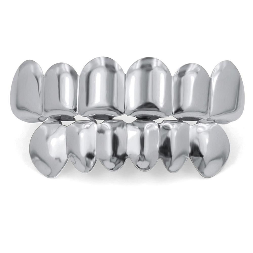 Grillz Luxo Cravejado ICE - com Molde de Silicone para ajustar - ICE BRO JOIAS