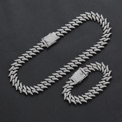 Kit Thorn (13mm) e Pulseira Cravejado Ice - ICE BRO JOIAS