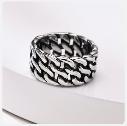 Anel Masculino Estilo Corrente - ICE BRO JOIAS
