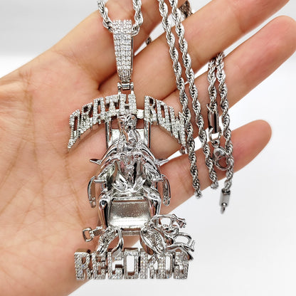 Pingente ICE Death Row Records - Peça Premium (resistente à água) - ICE BRO JOIAS