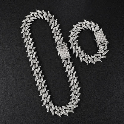 Kit Thorn (13mm) e Pulseira Cravejado Ice - ICE BRO JOIAS
