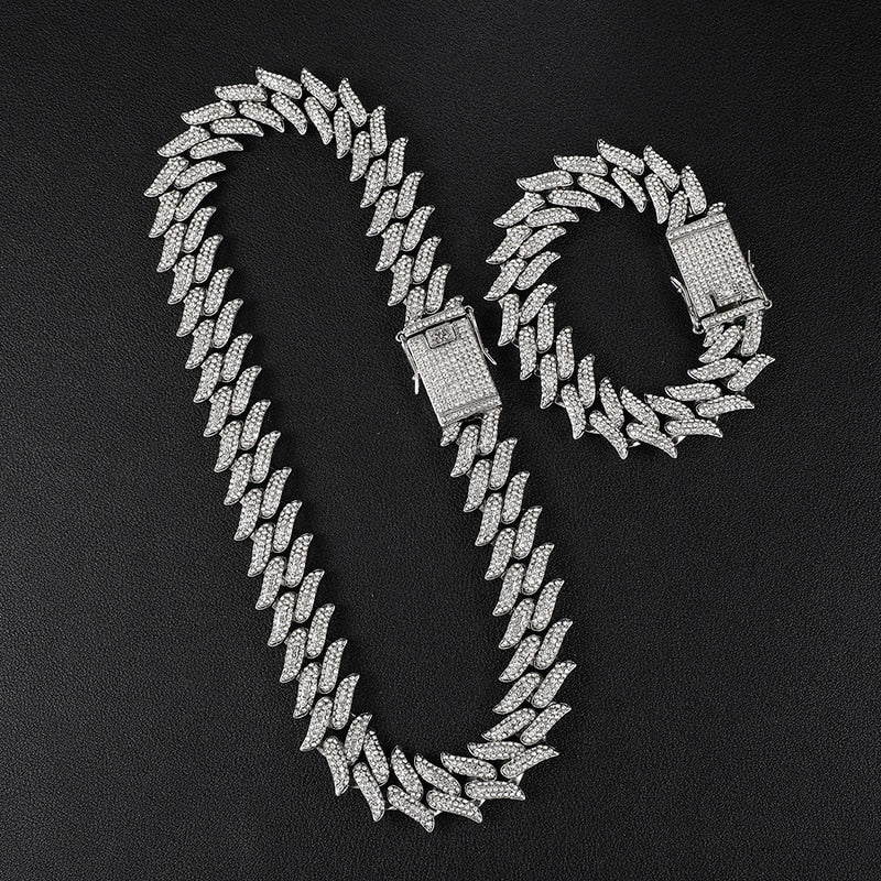 Kit Thorn (13mm) e Pulseira Cravejado Ice - ICE BRO JOIAS