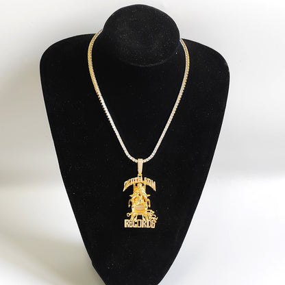 Pingente ICE Death Row Records - Peça Premium (resistente à água) - ICE BRO JOIAS