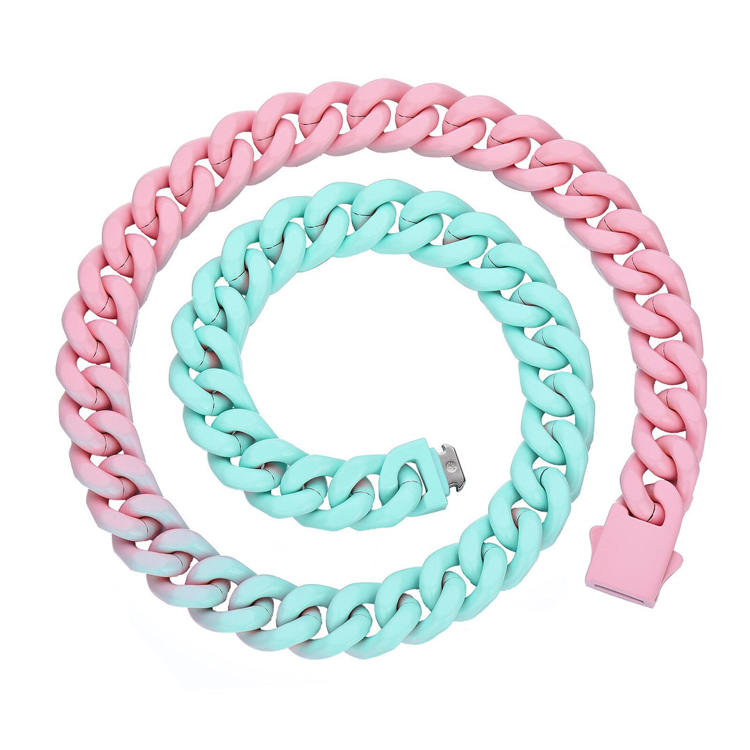 Corrente 13mm Cuban - Não é acrílico - Peça Premium (resistente à água) - 50cm - ICE BRO JOIAS