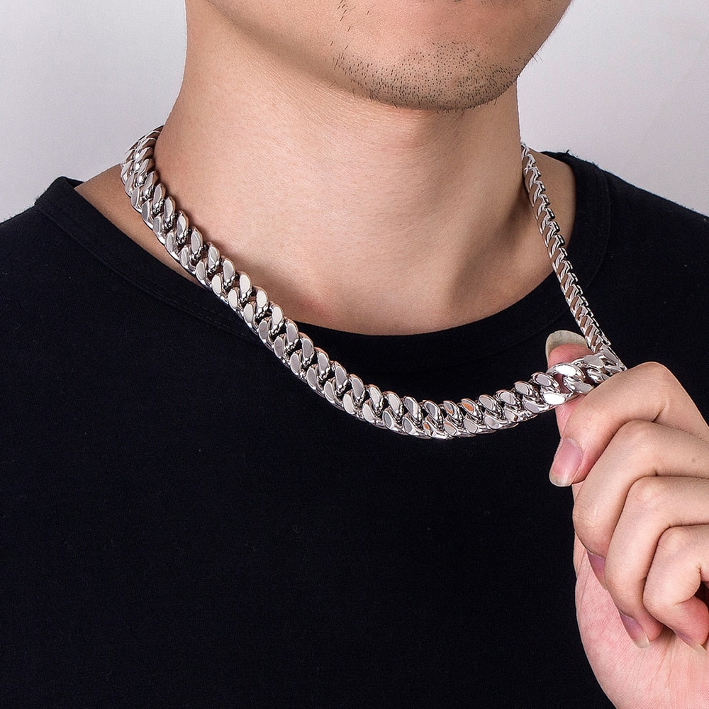 Corrente Prata S925 legitima. 20mm - ICE BRO JOIAS