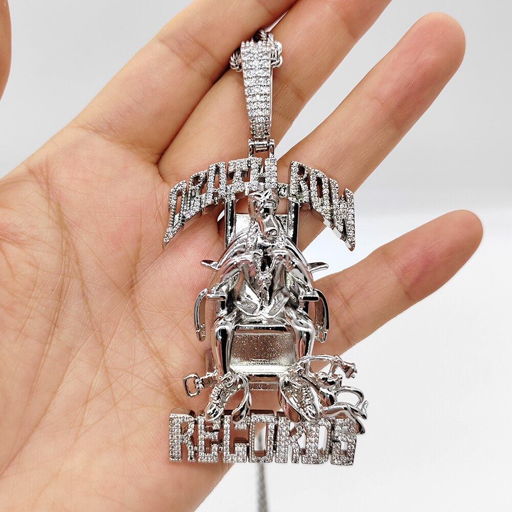 Pingente ICE Death Row Records - Peça Premium (resistente à água) - ICE BRO JOIAS