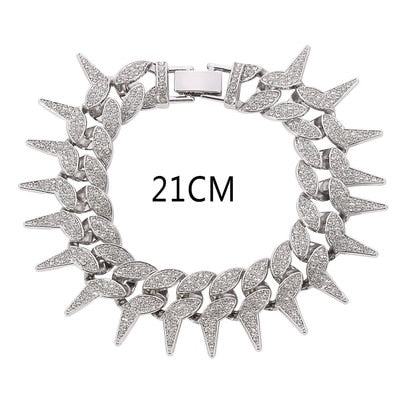 Corrente e Pulseira Spiked Ice - Neon - ICE BRO JOIAS