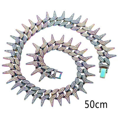 Corrente e Pulseira Spiked Ice - Neon - ICE BRO JOIAS