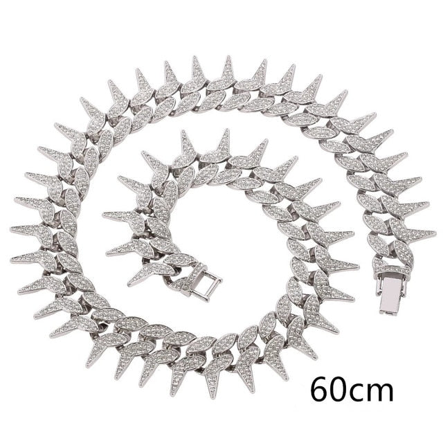 Corrente e Pulseira Spiked Ice - Neon - ICE BRO JOIAS