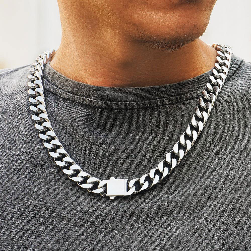 Corrente Cuban 18k Cravejada ICE - Peça Premium (resistente à água) - ICE BRO JOIAS