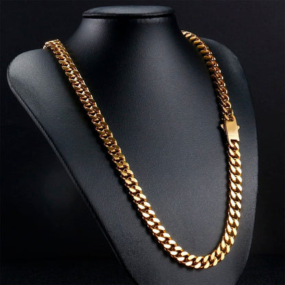 Corrente Cuban 18k Cravejada ICE - Peça Premium (resistente à água) - ICE BRO JOIAS