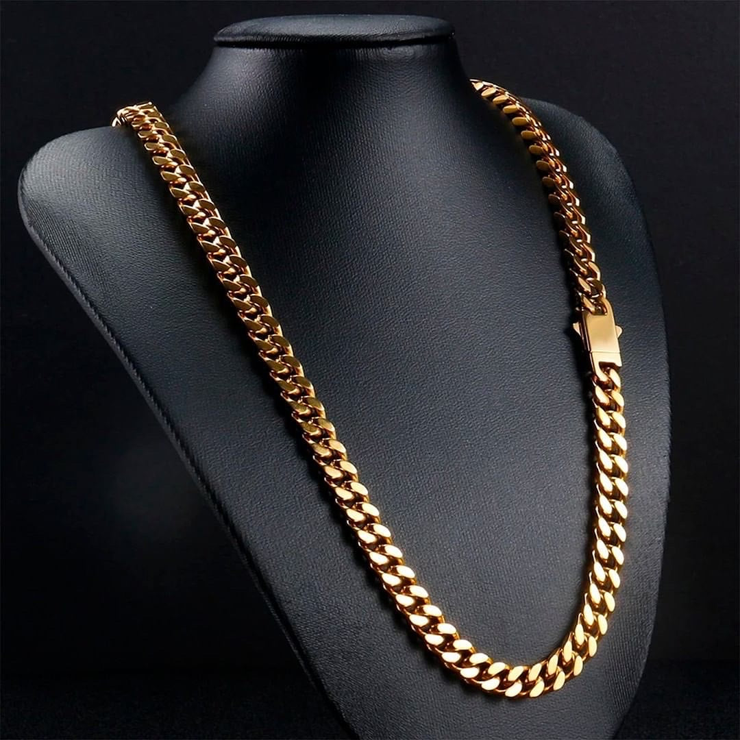 Corrente Cuban 18k Cravejada ICE - Peça Premium (resistente à água) - ICE BRO JOIAS