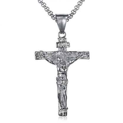 Pingente Jesus na Crucificado + Corrente de BRINDE! - ICE BRO JOIAS