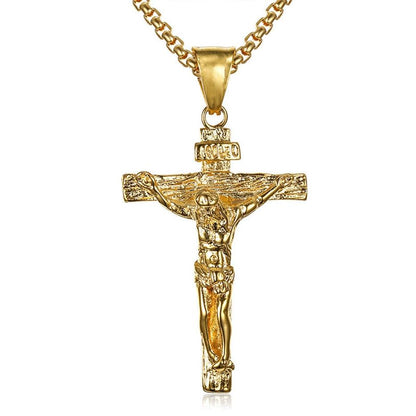 Pingente Jesus na Crucificado + Corrente de BRINDE! - ICE BRO JOIAS
