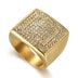 Anel cravejado 18k - ICE BRO JOIAS
